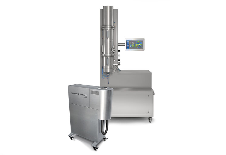 Lab granulator equipment InnoTech - Romaco