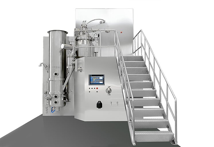 Innojet granulation line IG L150 in the Chnagsha Lab