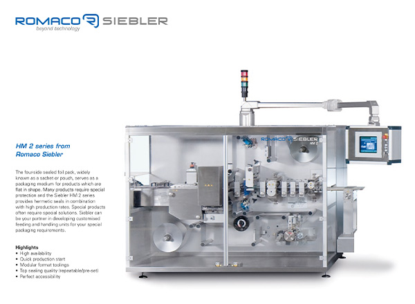 History of HM2 series from Romaco Siebler